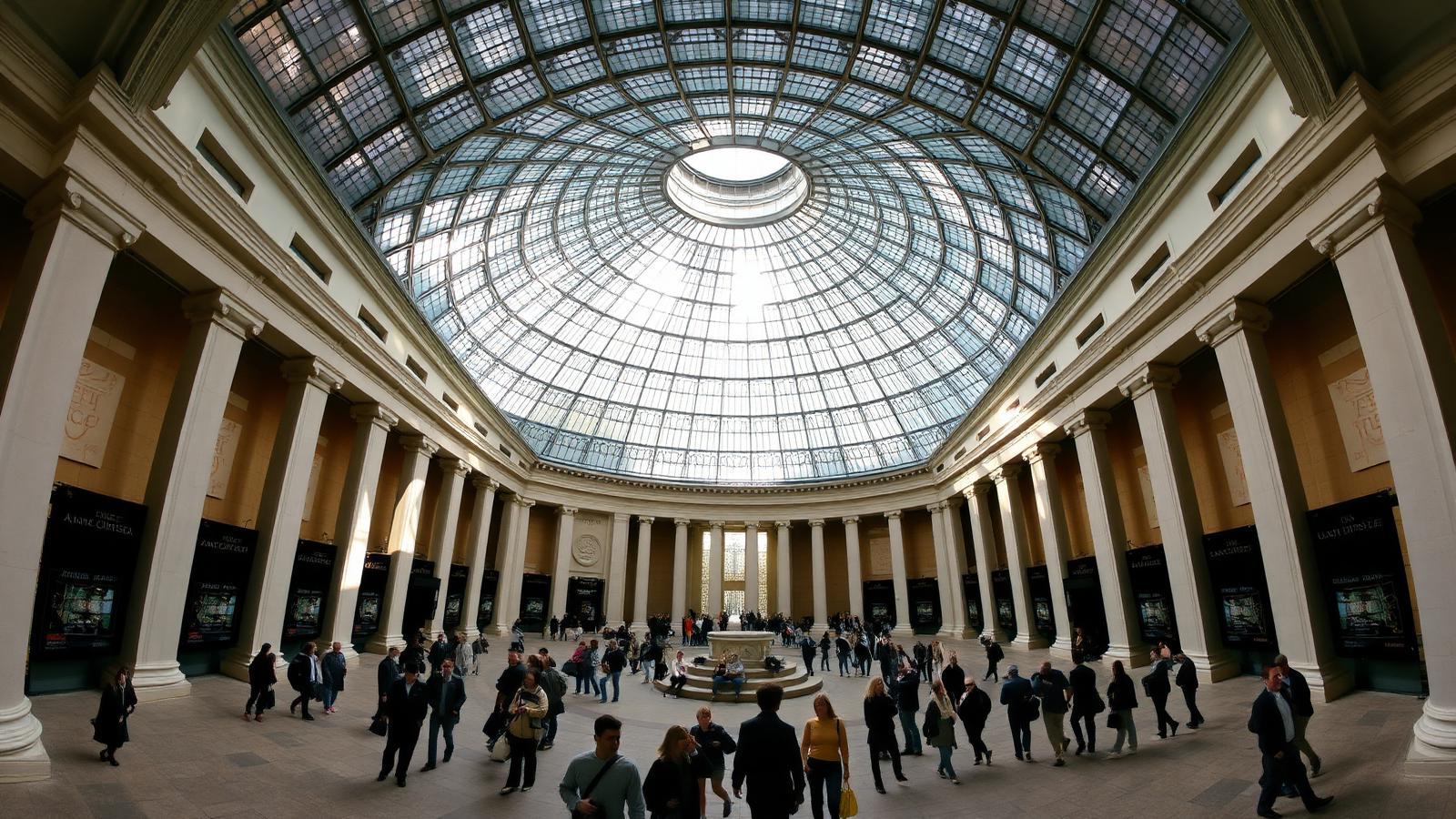 The Great Court of the British Museum in London